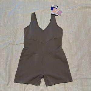 JoyLab Brown Sleeveless Bodysuit